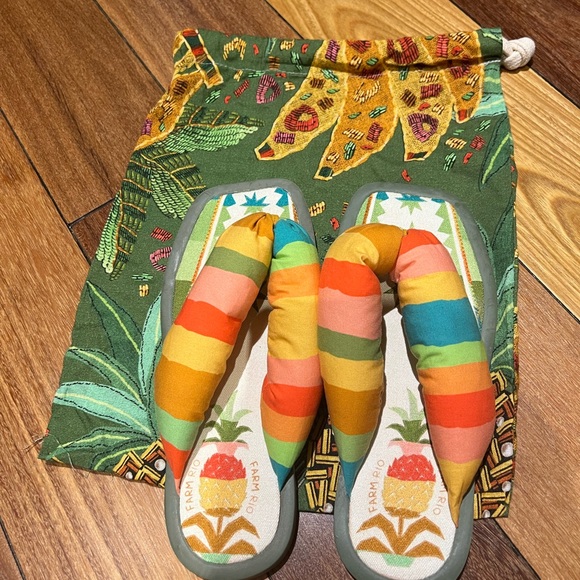 FARM Rio Multicolor Striped Sandals - Picture 2 of 6